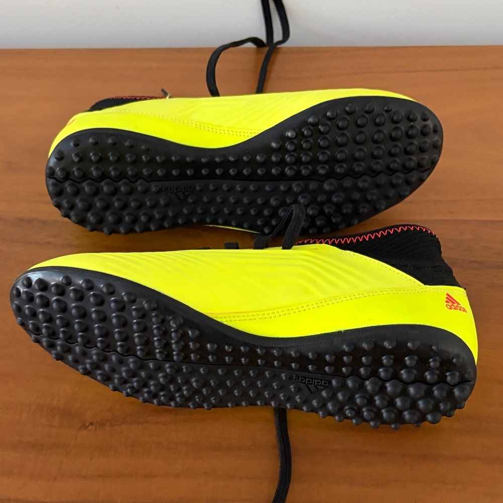 Adidas Predator Kids Sneakers - Neon Yellow and Black - Picture 3 of 3